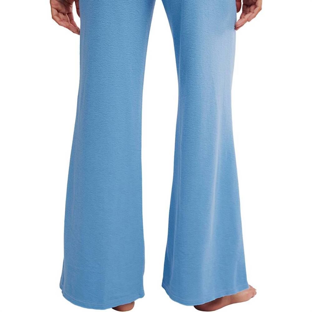 NEW FREE PEOPLE staycation lounge pant in blissful blue - Picture 4 of 4